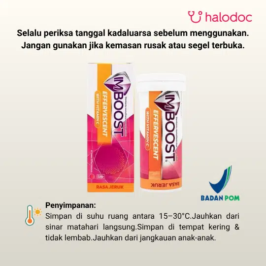 Imboost Extra Effervescent Rasa Jeruk 8 Tablet - Gambar 5