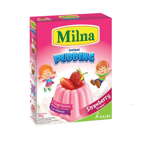 Milna Toddler Instant Pudding Strawberry 100 g Milna Toddler Instant Pudding Strawberry 100 g