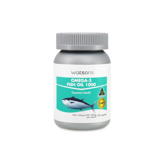 Watsons Omega3 Fish Oil 1000 90 Kapsul Kegunaan, Efek Samping, Dosis
