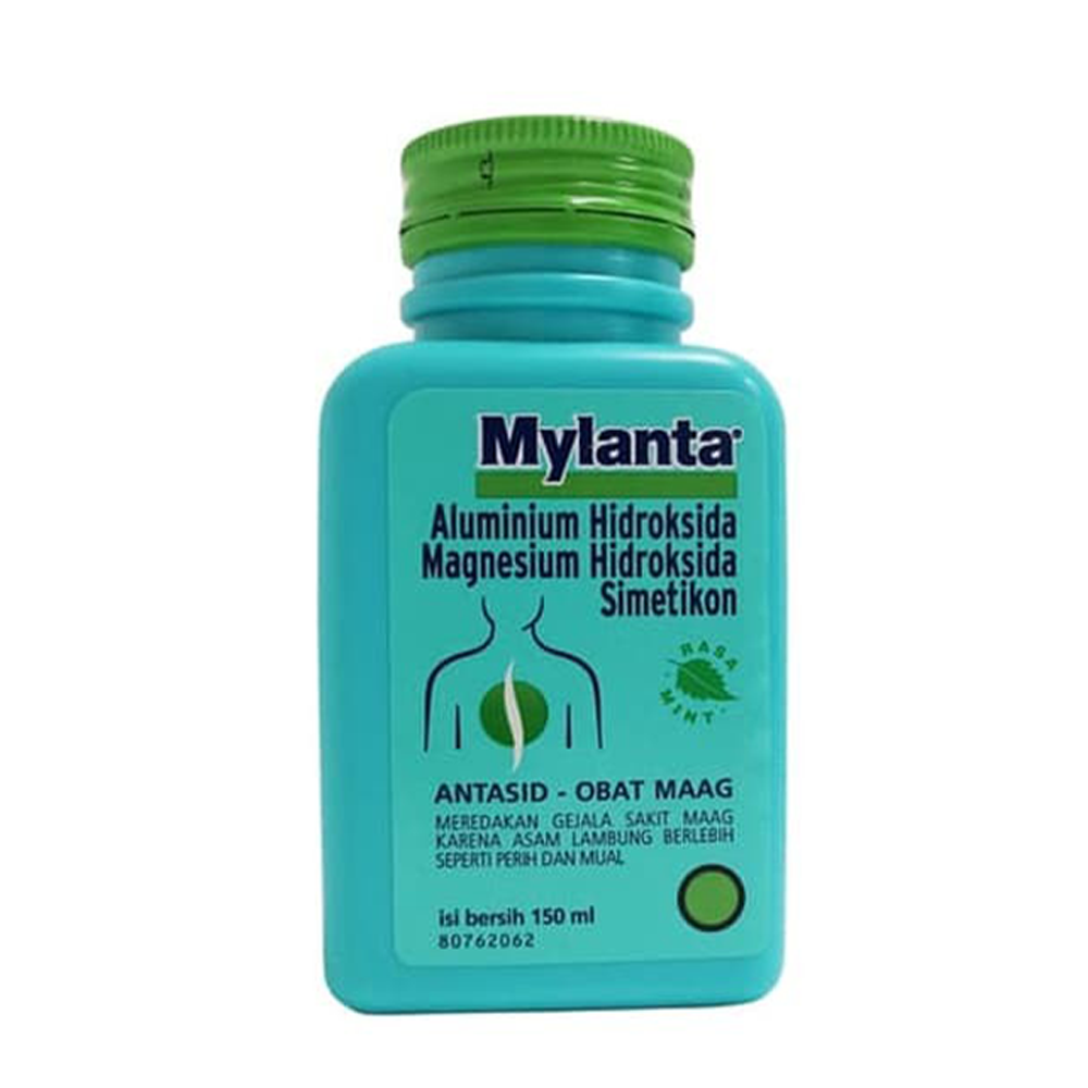 Mylanta Sirup 150 ml 2 Botol Hemat Borongan Kegunaan, Efek Samping