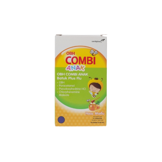 OBH Combi Anak Batuk Plus Flu Madu 60 ml OBH Combi Anak Batuk Plus Flu Madu 60 ml