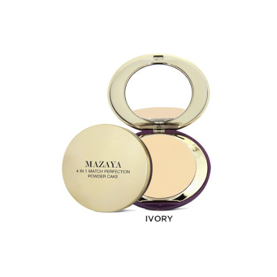 Mazaya Match Perfection 4 In 1 Powder Cake Acne Ivory Mazaya Match Perfection 4 In 1 Powder Cake Acne Ivory