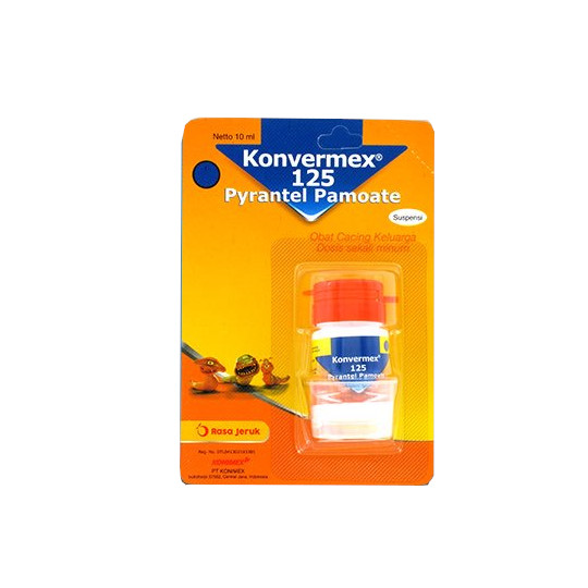 KONVERMEX SUSPENSI 125 MG 10 ML KONVERMEX SUSPENSI 125 MG 10 ML