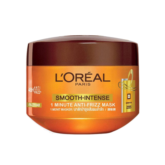 Loreal Smooth Intense 1 Minute Smoothing Spa Mask 200 ml Loreal Smooth Intense 1 Minute Smoothing Spa Mask 200 ml