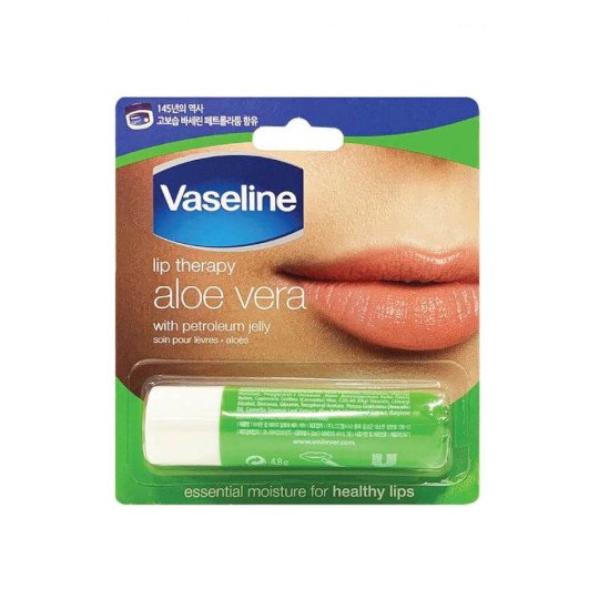 Vaselin Lip Therapy Aloe Vera Stick 4.8 G Kegunaan, Efek Samping