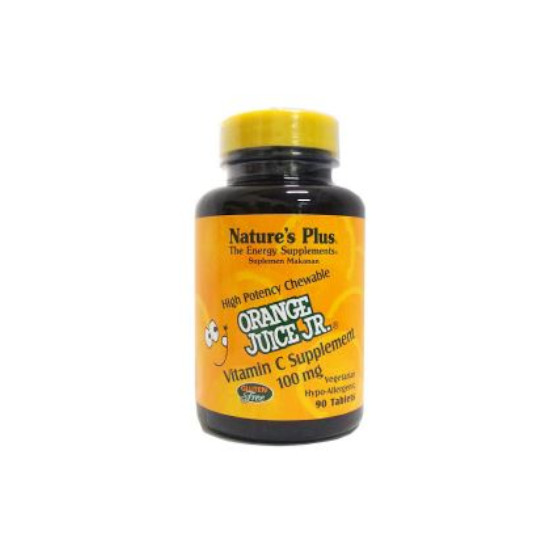 NATURE'S PLUS ORANGE JUICE JUNIOR 100 MG 90 KAPSUL NATURE'S PLUS ORANGE JUICE JUNIOR 100 MG 90 KAPSUL