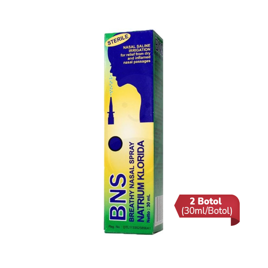 BNS Breathy Nasal Spray 30 ml 2 Botol - Hemat Borongan BNS Breathy Nasal Spray 30 ml 2 Botol - Hemat Borongan