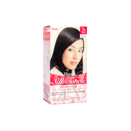 Bigen Silk Touch Hair Color Cream Natural Black 2N Bigen Silk Touch Hair Color Cream Natural Black 2N
