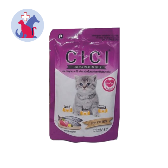 Cici Kitten Tuna Red Meat In Jelly With Taurine 85 g Cici Kitten Tuna Red Meat In Jelly With Taurine 85 g