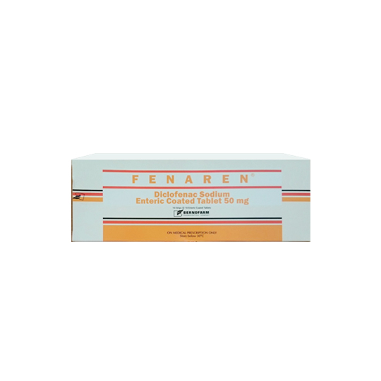 Fenaren 50 mg 10 Tablet Fenaren 50 mg 10 Tablet