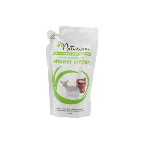 Naturian Shower Cream Pure Goats Milk 450 ml Naturian Shower Cream Pure Goats Milk 450 ml