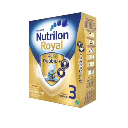 nutrilon royal 3 madu susu pertumbuhan bubuk 400 gr