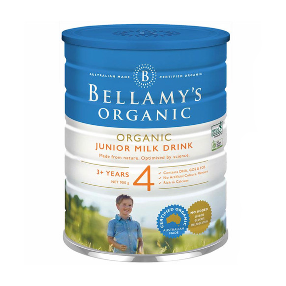 Bellamys Organic Step 4 Junior Milk Drink Susu Formula 3+ Years 900 g Bellamys Organic Step 4 Junior Milk Drink Susu Formula 3+ Years 900 g