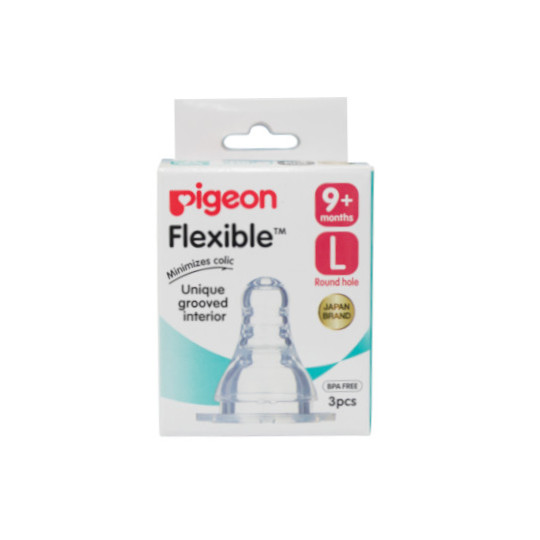 Pigeon Peristaltic Nipple L 3 Pieces Pigeon Peristaltic Nipple L 3 Pieces