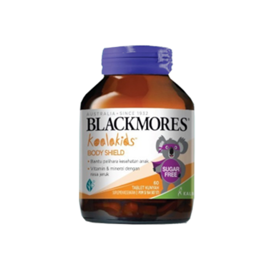 Blackmores Koalakids Body Shield 60 Tablet Kunyah Blackmores Koalakids Body Shield 60 Tablet Kunyah