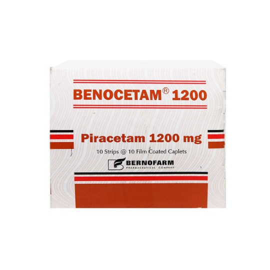 BENOCETAM 1200 MG 10 KAPLET BENOCETAM 1200 MG 10 KAPLET