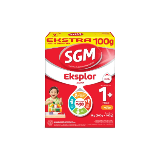 SGM Eksplor 1 Plus Complinutri Madu Susu Pertumbuhan Bubuk 900 g SGM Eksplor 1 Plus Complinutri Madu Susu Pertumbuhan Bubuk 900 g