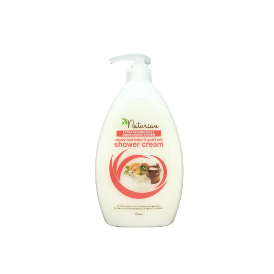 NATURIAN SHOWER CREAM FRUIT FUSION & GOATS MILK 1000 ML NATURIAN SHOWER CREAM FRUIT FUSION & GOATS MILK 1000 ML