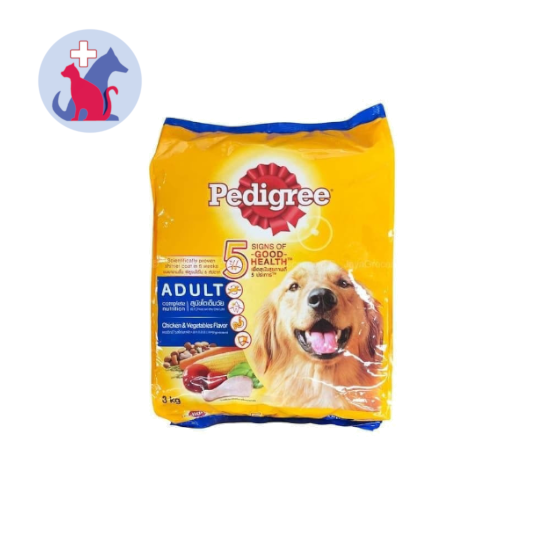 Pedigree Chicken & Vegetables Flavour Adult Dog Dry Food 3 kg Pedigree Chicken & Vegetables Flavour Adult Dog Dry Food 3 kg