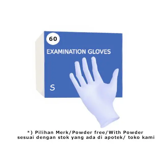 Examination Gloves Size S 60 Pieces Kegunaan, Efek Samping, Dosis dan