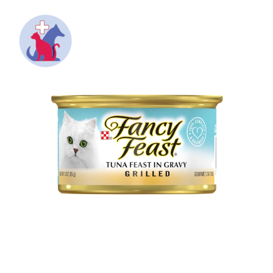 Fancy Feast Tuna Feast In Gravy Grilled 85 g Kegunaan, Efek Samping