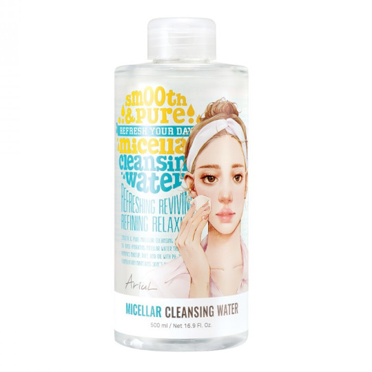 ARIUL SMOOTH & PURE MICELLAR CLEANSING WATER 500 ML ARIUL SMOOTH & PURE MICELLAR CLEANSING WATER 500 ML
