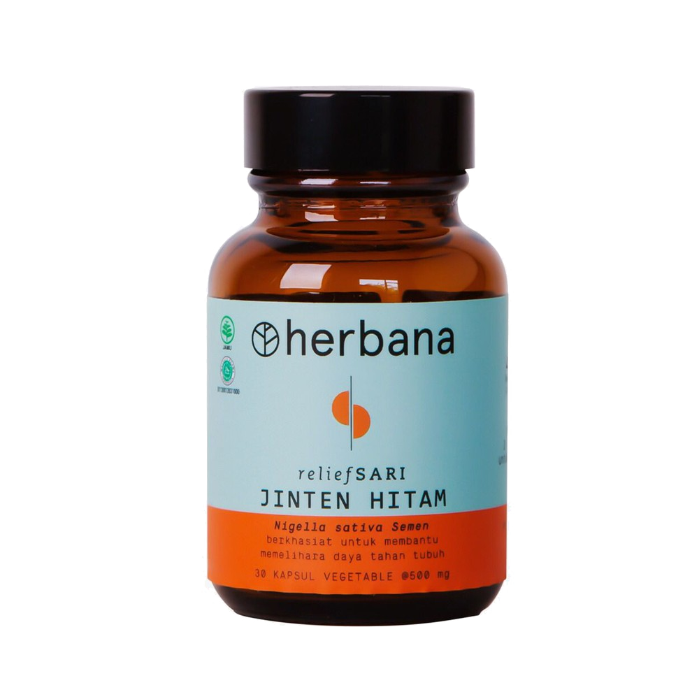 Herbana Relief Sari Jinten Hitam 30 Kapsul Kegunaan, Efek Samping