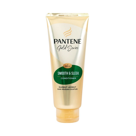 Pantene Gold Series Smooth & Sleek Conditioner 190 ml Kegunaan, Efek