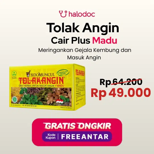 Tolak Angin Cair Plus Madu 15 ml 12 Sachet