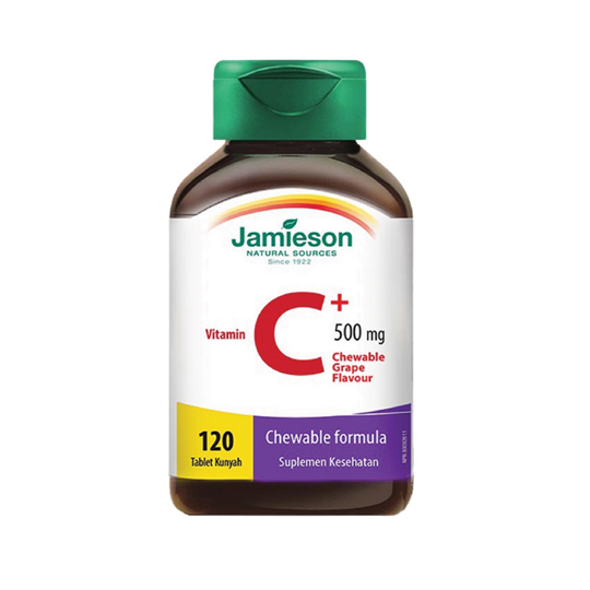 Jamieson Vitamin C+ Chewable Grape Flavour 120 Tablet Kegunaan, Efek