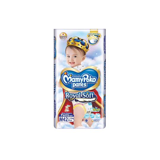Mamy Poko Pants Royal Soft Boys M 42 Pieces Mamy Poko Pants Royal Soft Boys M 42 Pieces