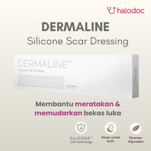 Dermaline Clear Silicone Scar Sheet 3 x 17.5 cm