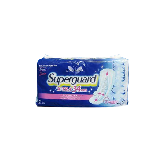 LAURIER SUPER GUARD X-TRA 34CM NIGHT 12 PADS LAURIER SUPER GUARD X-TRA 34CM NIGHT 12 PADS