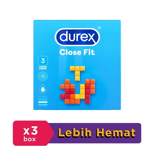 Kondom Durex Close Fit 2 Box (3 Pieces/Box) - Hemat Borongan