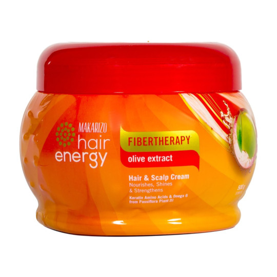 MAKARIZO HAIR ENERGY FIBERTHERAPY HAIR & SCALP CREAM OLIVE 500 G MAKARIZO HAIR ENERGY FIBERTHERAPY HAIR & SCALP CREAM OLIVE 500 G