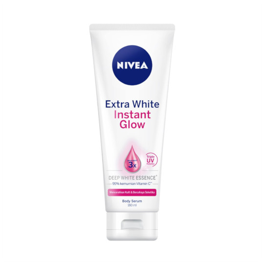 NIVEA EXTRA WHITE INSTANT GLOW BODY SERUM 180 ML NIVEA EXTRA WHITE INSTANT GLOW BODY SERUM 180 ML