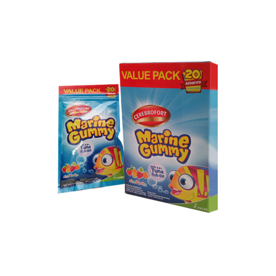 CEREBROFORT MARINE GUMMY MIXED FRUIT 20 TABLET CEREBROFORT MARINE GUMMY MIXED FRUIT 20 TABLET
