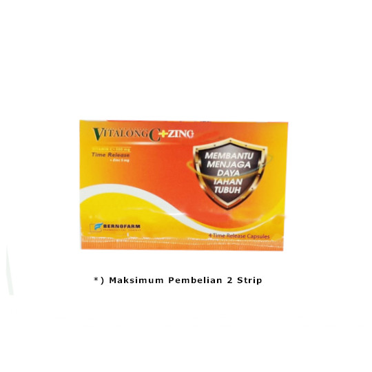 VITALONG C + ZINC 4 KAPSUL VITALONG C + ZINC 4 KAPSUL