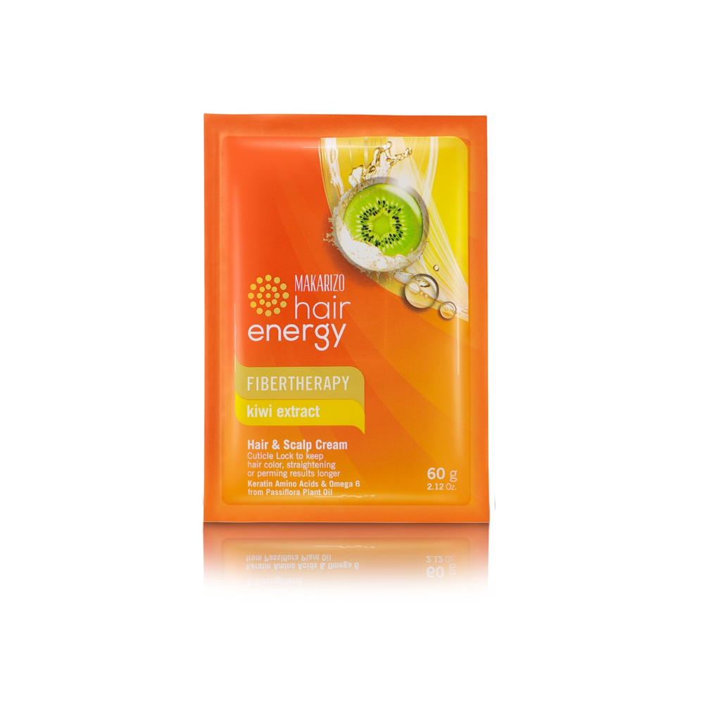 Makarizo Hair Energy Fibertherapy Hair & Scalp Cream Kiwi Extract 60 g Makarizo Hair Energy Fibertherapy Hair & Scalp Cream Kiwi Extract 60 g