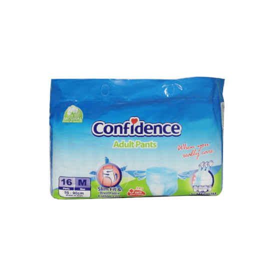 CONFIDENCE ADULT PANTS M 16 PIECES CONFIDENCE ADULT PANTS M 16 PIECES