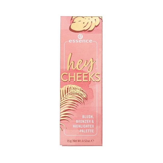 Essence Hey Cheeks Blush Bronzer & Highlighter Palette Essence Hey Cheeks Blush Bronzer & Highlighter Palette