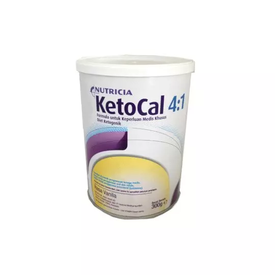 KETOCAL 4:1 FORMULA DIET KETOGENIK RASA PLAIN 300 G KETOCAL 4:1 FORMULA DIET KETOGENIK RASA PLAIN 300 G