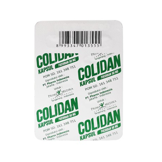 Colidan 50 mg 10 Kapsul Colidan 50 mg 10 Kapsul