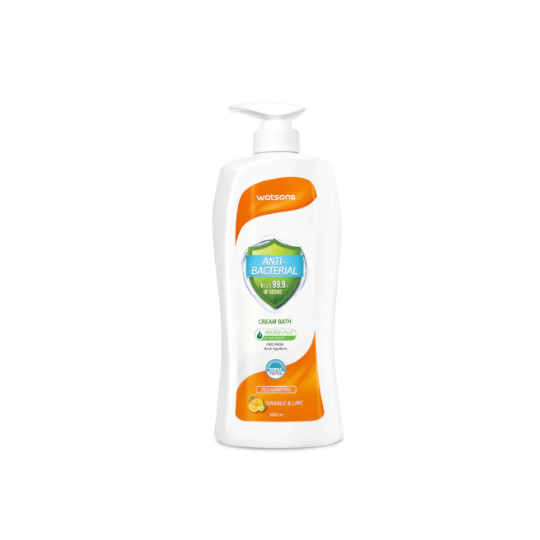 Watsons Antibacterial Orange & Lime Creambath 1000 ml Watsons Antibacterial Orange & Lime Creambath 1000 ml