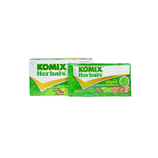 Komix Herbal Original 15 ml 6 Sachet Komix Herbal Original 15 ml 6 Sachet