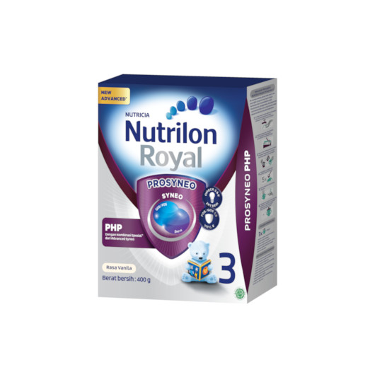 Nutrilon Royal Prosyneo 3 Vanila Susu Pertumbuhan Bubuk 400 g Nutrilon Royal Prosyneo 3 Vanila Susu Pertumbuhan Bubuk 400 g
