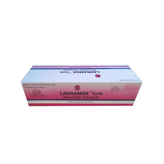 Lauramox Forte 500mg 10 Kaplet Lauramox Forte 500mg 10 Kaplet