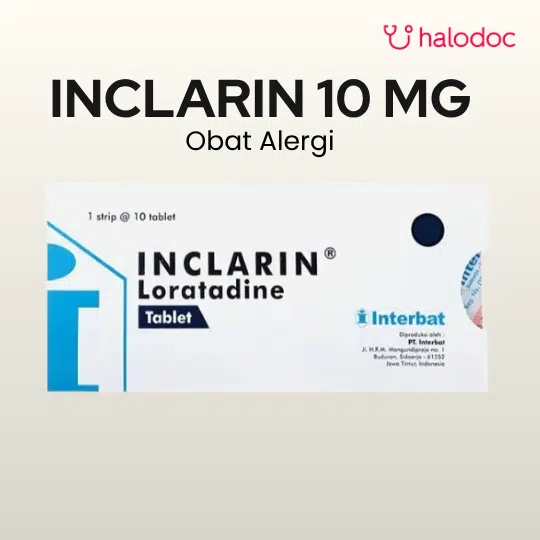Inclarin 10 mg 10 Tablet