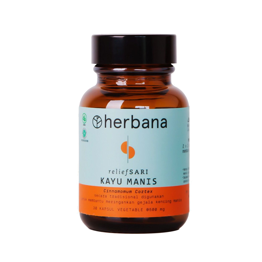 Herbana Relief Kayu Manis 30 Kapsul Kegunaan, Efek Samping, Dosis dan