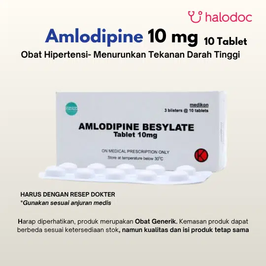 Amlodipine 10 mg 10 Tablet